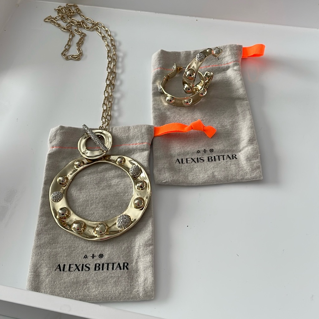 Alexis Bittar Necklace And Earrings 280$